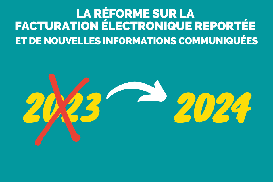 Report de la facturation électronique obligatoire