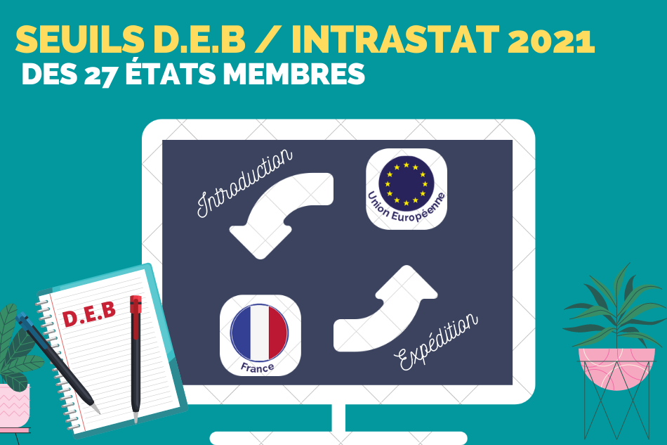 Seuils DEB 2021 & seuils Intrastat dans chacun des 27 pays de l’UE