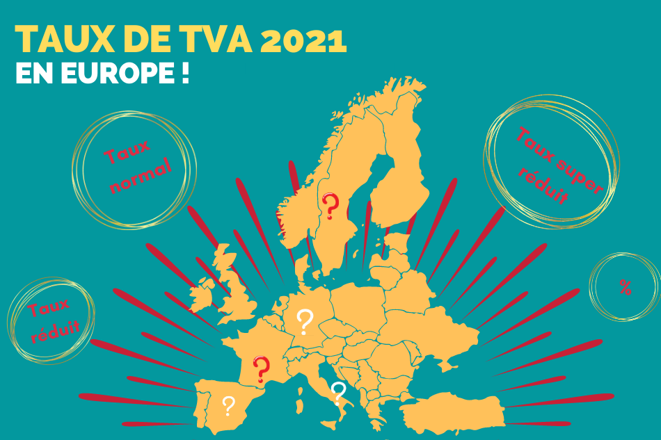 Taux de TVA 2021 en Europe