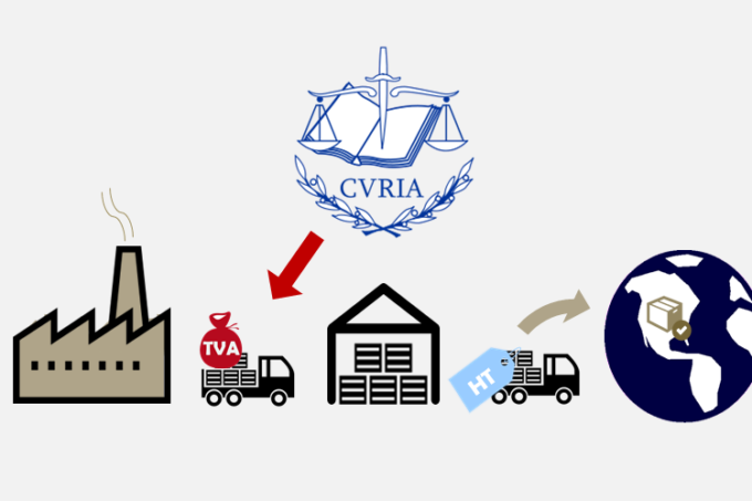 cjue exonération transports exportation hors UE